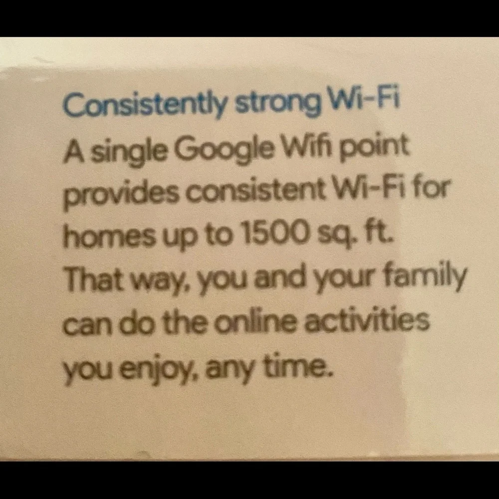 Home WiFi System by Google